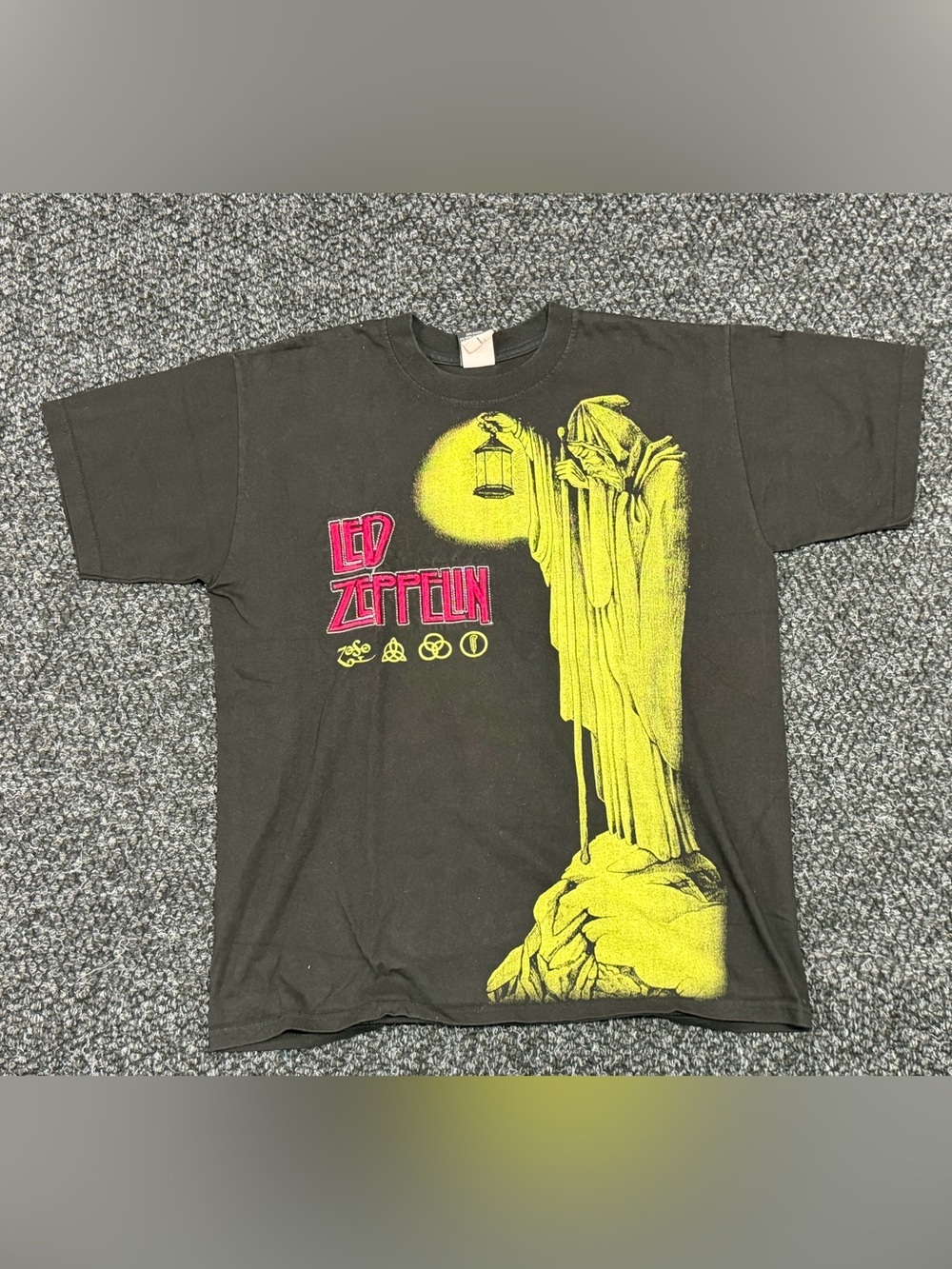 Rare Embroided Led Zeppelin Stairway To Heaven Tshirt